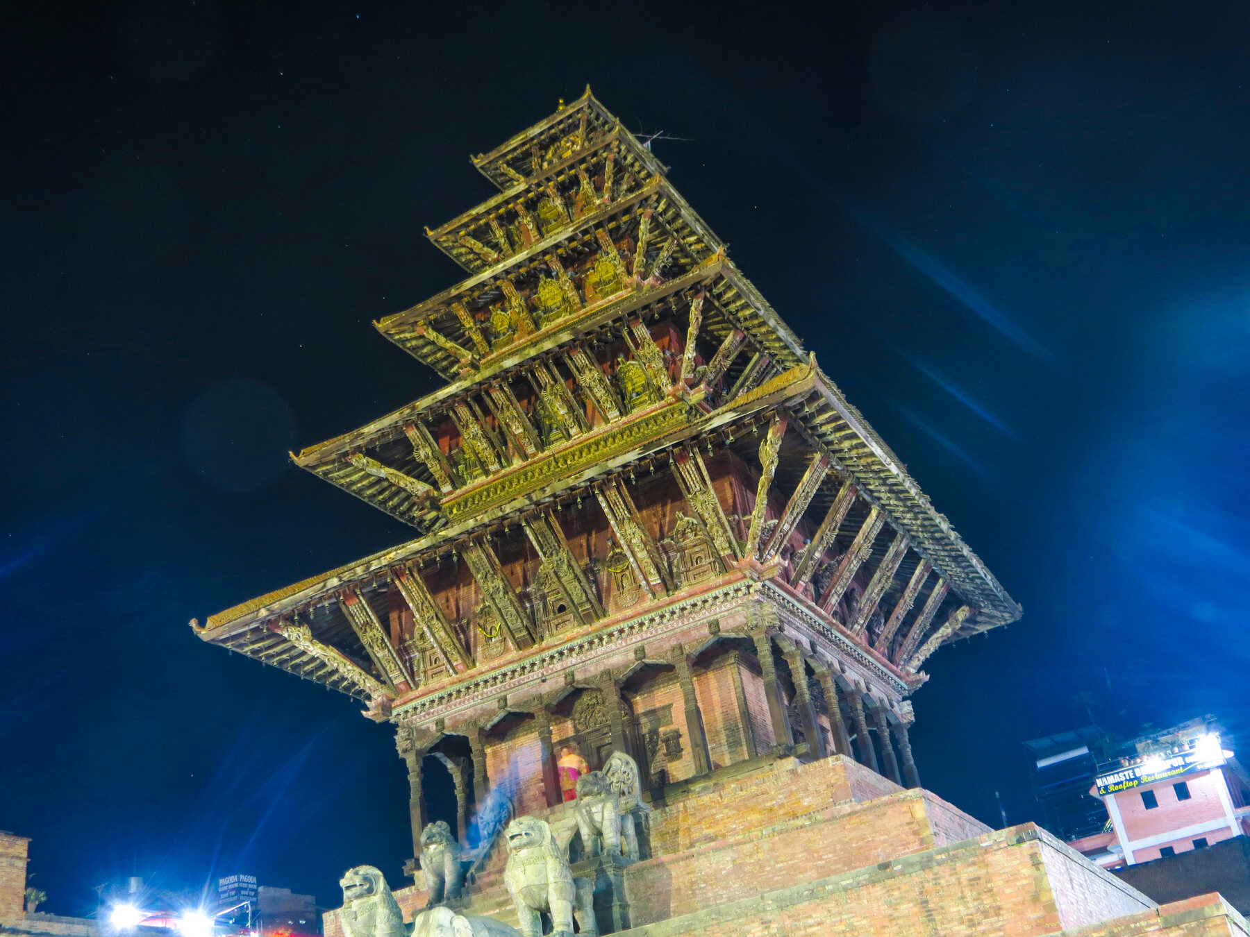 Palacios y templos de la plaza Durbar de Bhaktapur