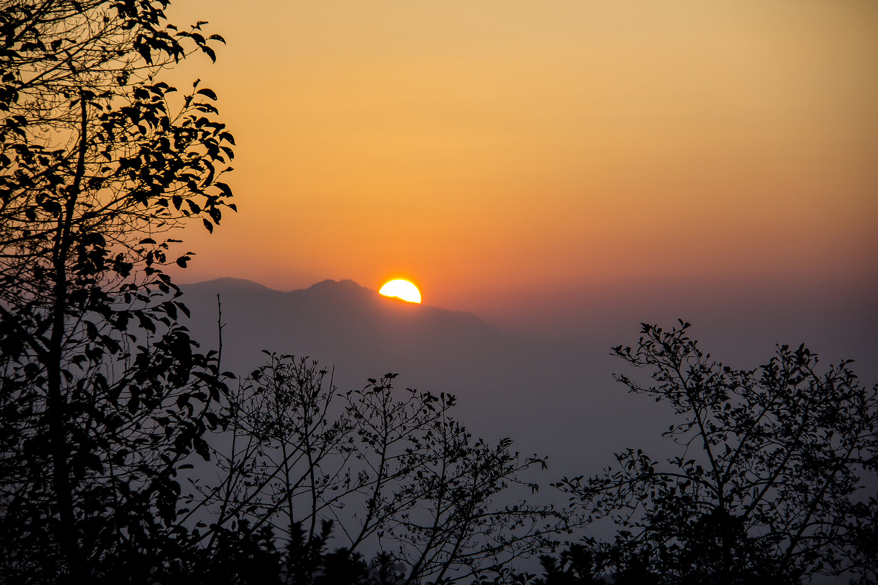 Amanecer visto desde Nagarkot