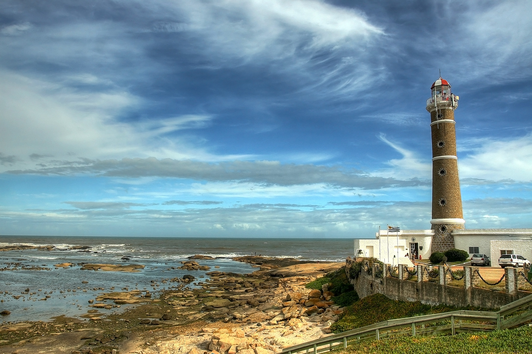 Faro de José Ignacio frente al océano Atlántico